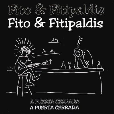Portada de 'A puerta cerrada', primer trabajo de Fito Cabrales en solitario - 1998 1998-portada-apuertacerrada