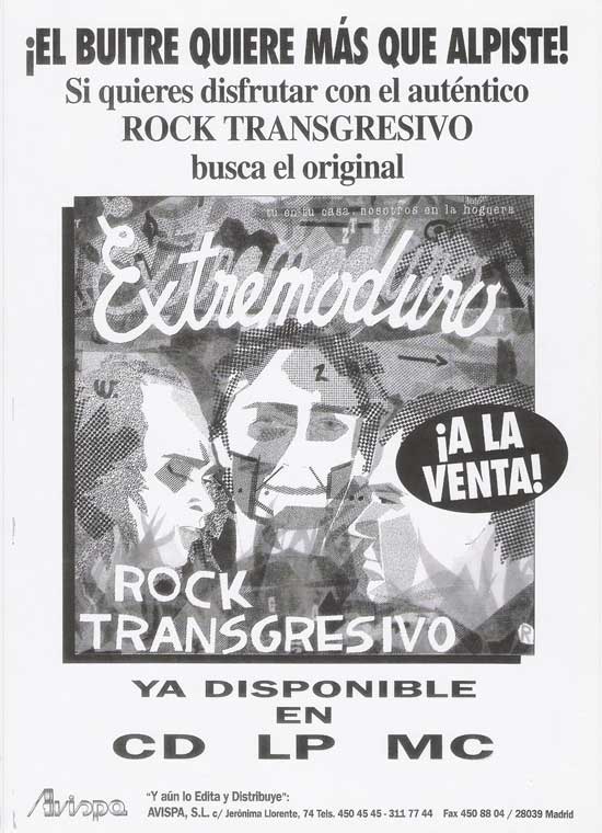 Extremoduro-Cartel-publicitario-Tu-en-tu-casa-nosotros-en-la-hoguera1990