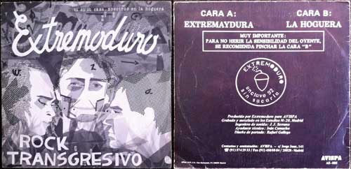 Extremoduro: Single 'Tu en tu casa nosotros en la hoguera' del año 1990 Extremoduro: Single 'Tu en tu casa nosotros en la hoguera' del año 1990
