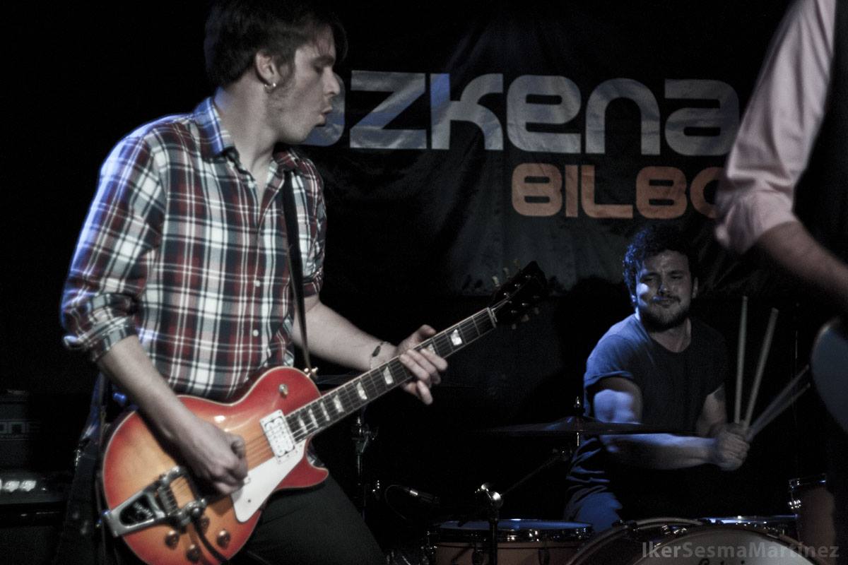 Los Zigarros en su visita a la sala Azkena de Bilbao en 2014 - foto: giveevig
