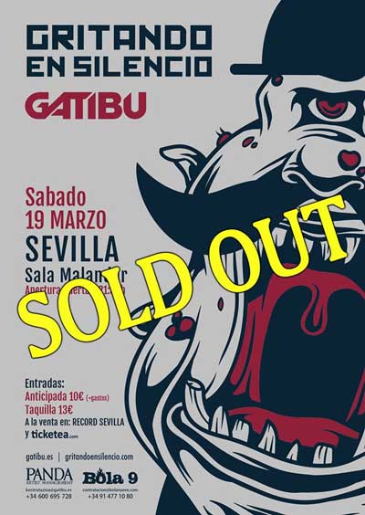 Cartel-del-concierto-en-Sevilla-de-Gatibu-y-Gritando-en-Silencio-con-las-entradas-agotadas