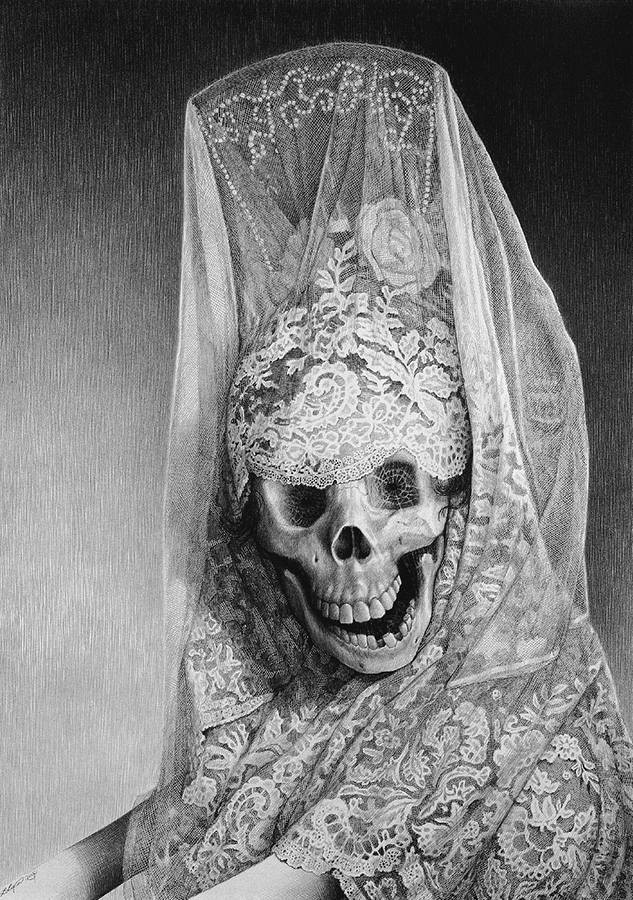 ©Laurie Lipton, 2004. «Lady Death» ©Laurie Lipton, 2004. «Lady Death»