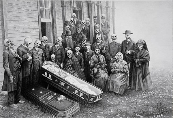 ©Laurie Lipton, 2005. «Family Reunion»