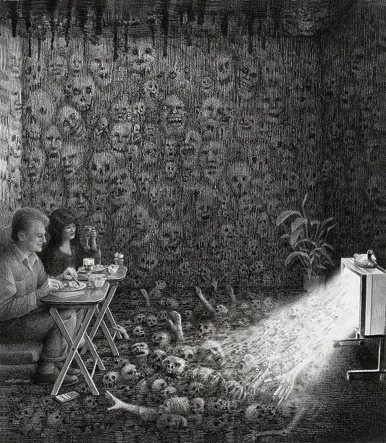 ©Laurie Lipton, 2006. «Prime Time»