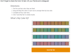Foto de Color IQ Test de PANTONE