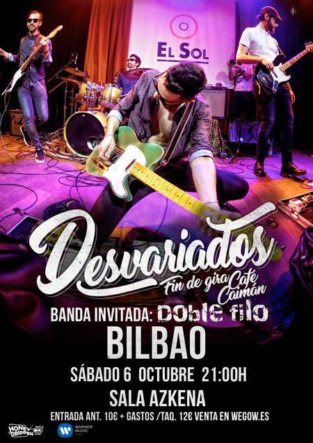 Cartel Desvariados en Bilbao 2018