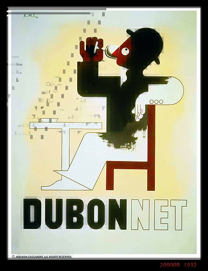© 'Dubonnet' II (1932) by A. M. Cassandre © 'Dubonnet' II (1932) by A. M. Cassandre