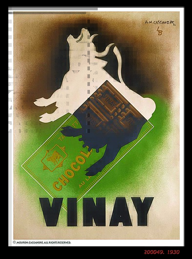 © 'Vinay' (1930) by A. M. Cassandre © 'Vinay' (1930) by A. M. Cassandre