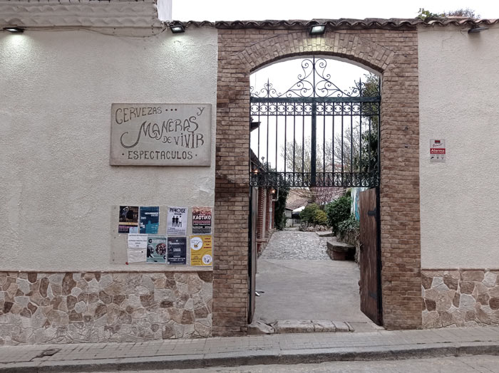 Entrada de la sala Maneras de vivir, en Almazán