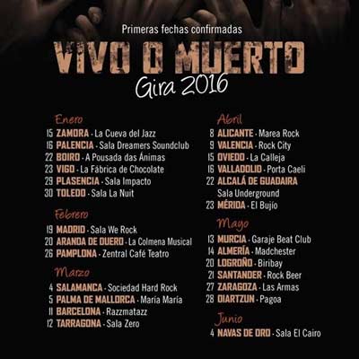 Primeras fechas de la gira ‘Vivo o Muerto’ de Ciclonautas